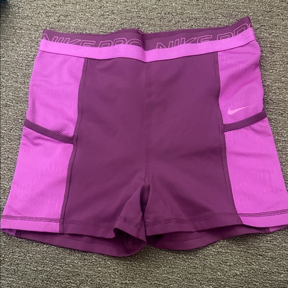Nike Pants - Nike Women's Athletic Shorts in Purple and Pink
